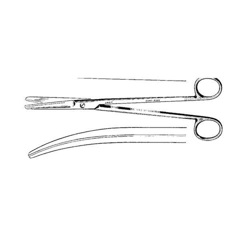 Integra Miltex Inc Scissors Harrington-Mayo 9" Curved Curved Stainless Steel Each - 101-226