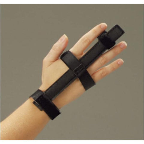 Deroyal Industries Inc Splint Adult Finger Black Size Small Universal Each, 6 Each/CA - 9125-01