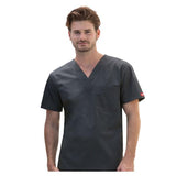 Dickies Scrub Top Dickies 81800 Mens Small Pewter Each - 81800-PTWZ-S