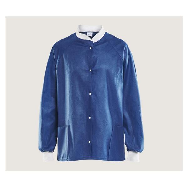 Molnlycke Healthcare Jacket Warm-Up Unisex Blue Medium 2 Pockets 48/Ca - 28010