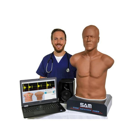Cardionics Manikin Student Auscultation SAM-3G Male Adult Each - 718-8902