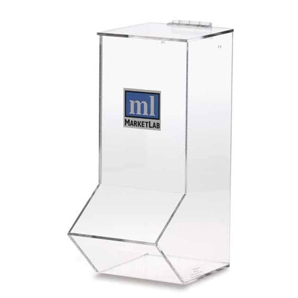Marketlab Dispenser Bulk PPE 6.5 in x 10.25 in x 14.75 in Transparent Each - 390