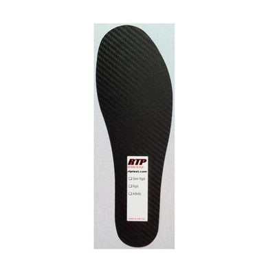 Return To Play Orthotic Insert Thin Foot Carbon Fiber Black Size 17 Universal Each - S-CFI-34