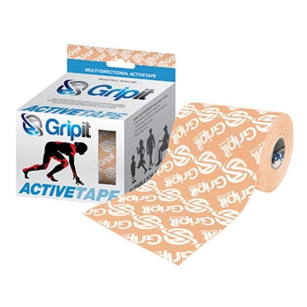 Strapit Tape Strapping Cotton/Nylon 4"x5.5yd Adhesive Tan Each - 24-0170
