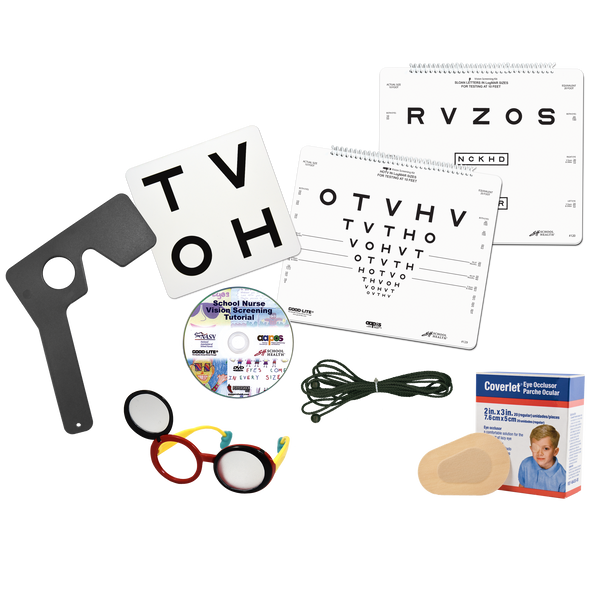 AAPOS VISION SCREENING KIT WITH HOTV AND SLOAN LETTER