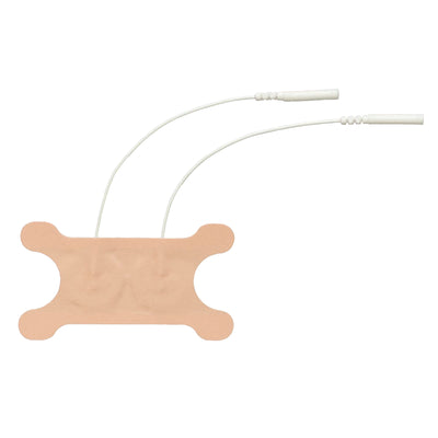 Freedom-Stim Dysphagia electrode - tan foam, 2"x3.5" butterfly w/lead, 12 treatments