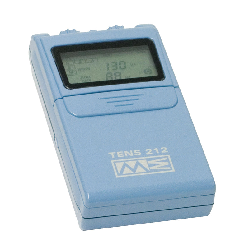 Mettler TENS 212 digital 2-channel Stimulator with carry case and accessories