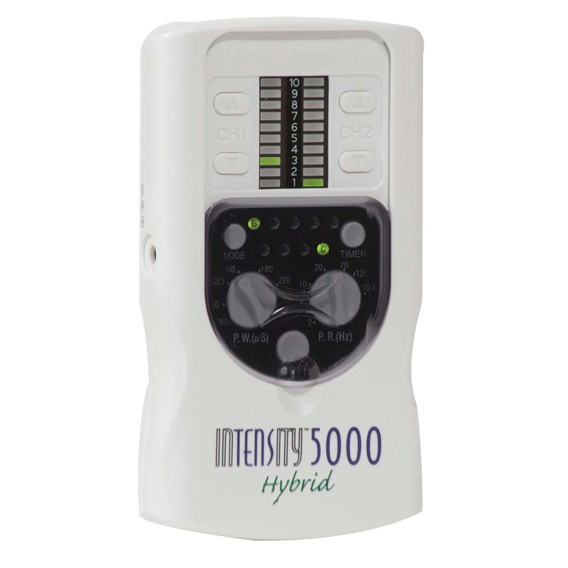 InTENSity Hybrid TENS analog and LED digital, 5 mode, timer 