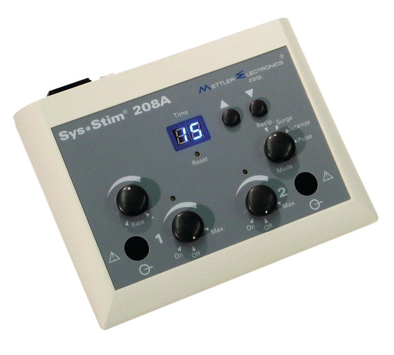 Mettler Sys*Stim 208A portable two channel muscle Stimulator 