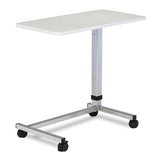 Clinton, Over Bed table, U-Base, Gray