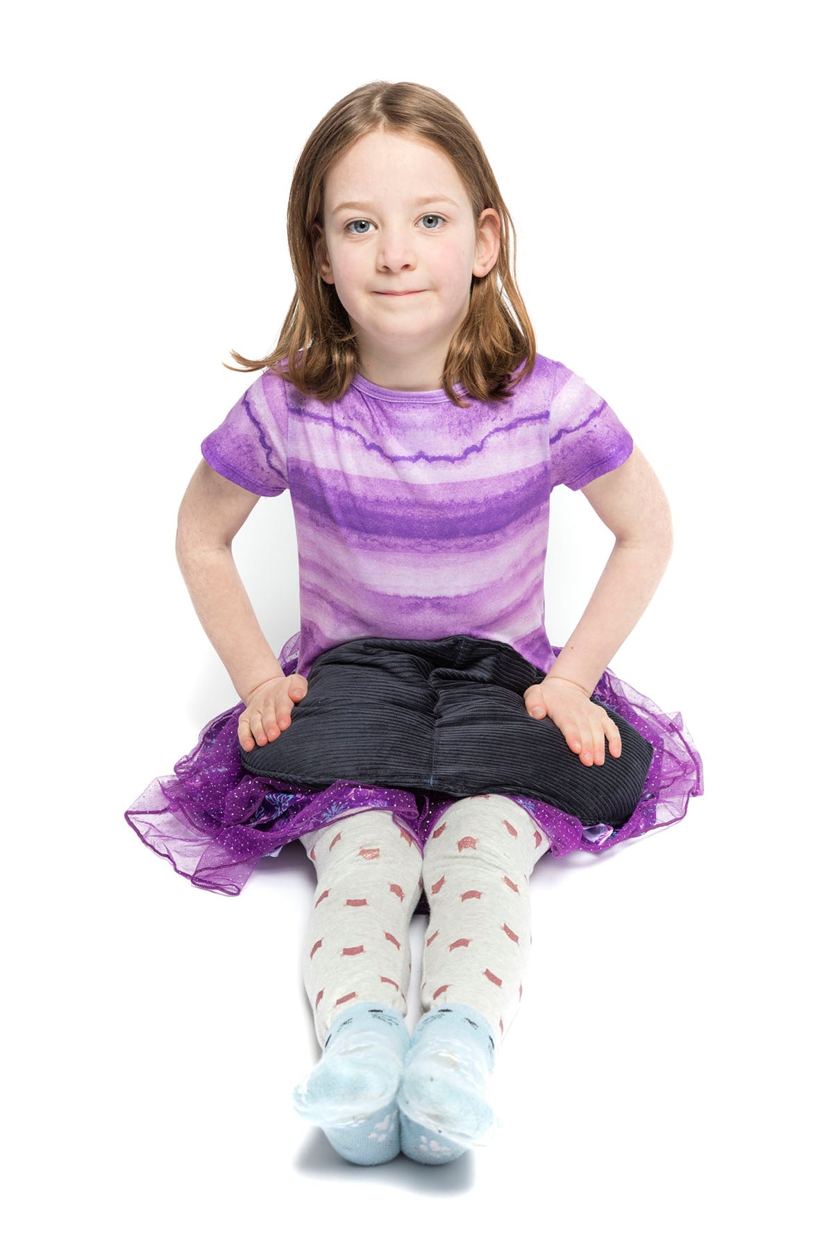 Sommerfly, Sit Tight Weighted Lap Pad Cover, Navy Blue Corduroy, Large