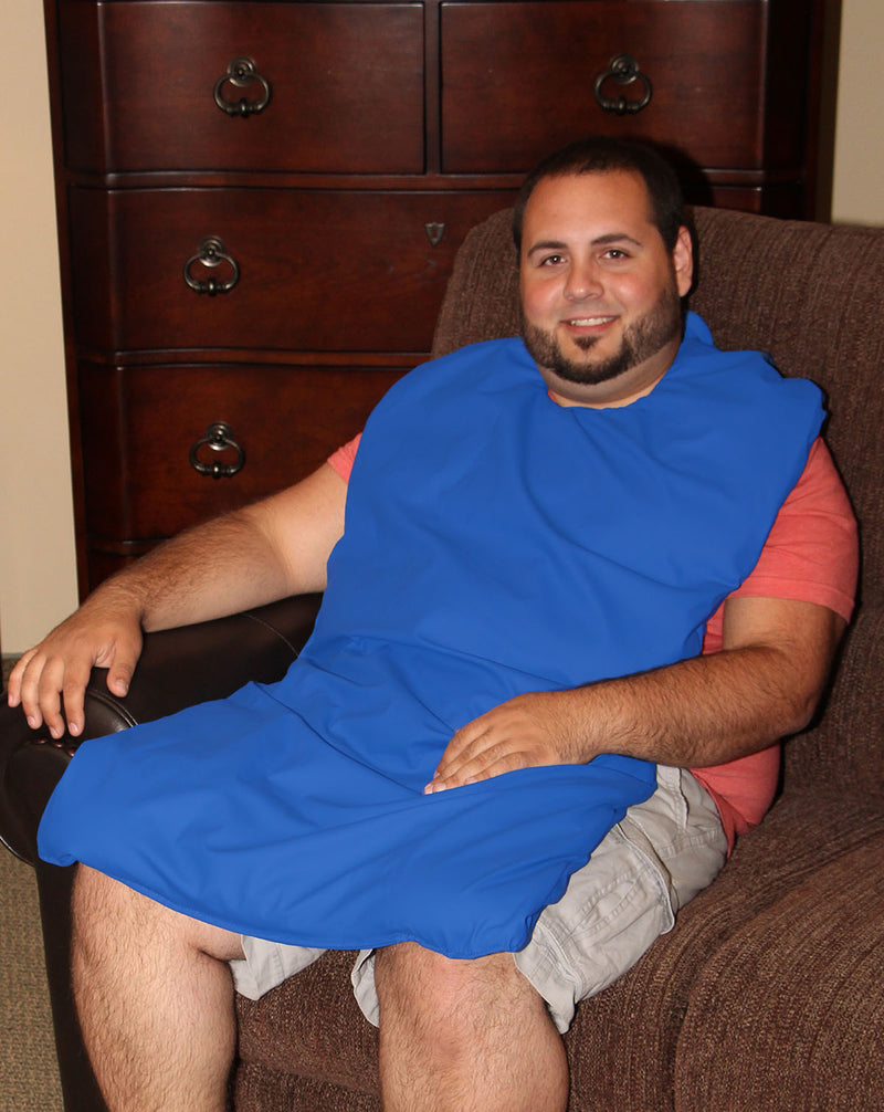 Sommerfly, Wipe-Clean Relaxer Travel Sized Weighted Blanket, Royal Blue, Large - FE-13-4153
