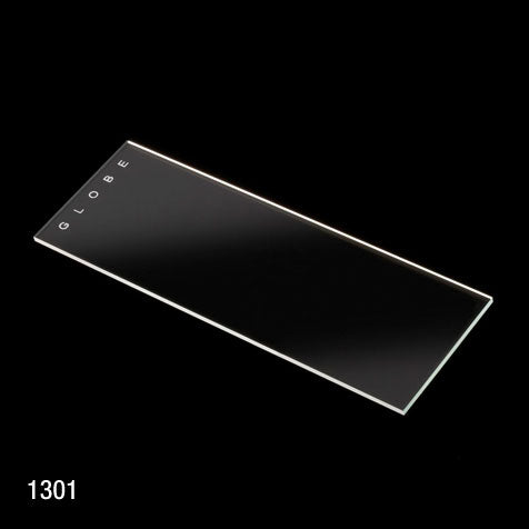 Globe Scientific Microscope Slides, Glass, 25 x 75mm, 90° Ground Edges, Plain - GS-1301