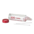 Kimble Chase Life Science Microhematocrit Capillary Tube Heparin Soda-Lime Glass Snap Cap 200/Pk, 12 PK/CA - 41B2501