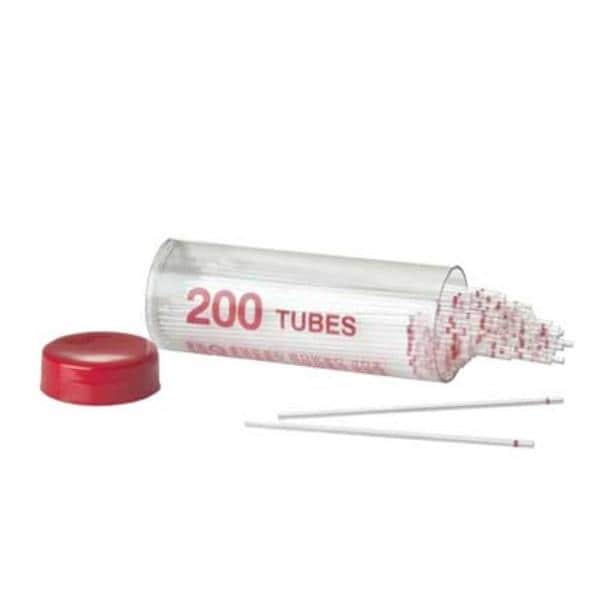 Kimble Chase Life Science Microhematocrit Capillary Tube Heparin Soda-Lime Glass Snap Cap 200/Pk, 12 PK/CA - 41B2501