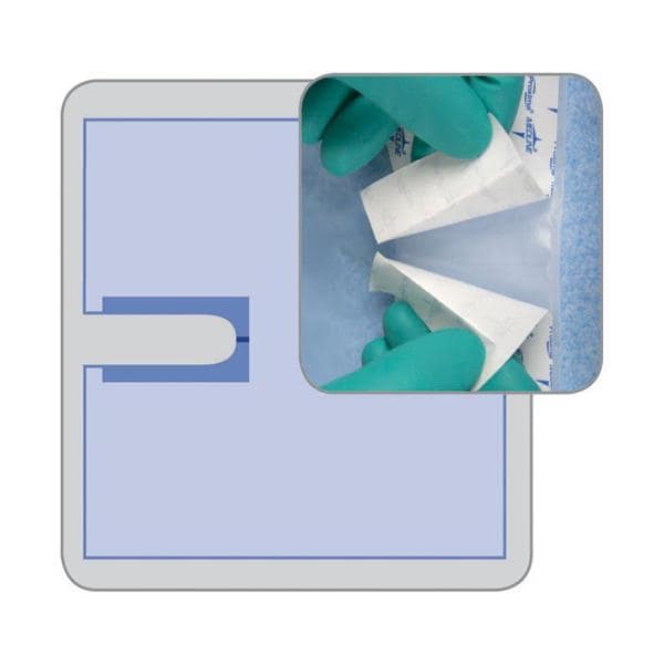 Medline Industries Inc U-Drape 48x52" Sterile 4/Ca - DYNJSD1015