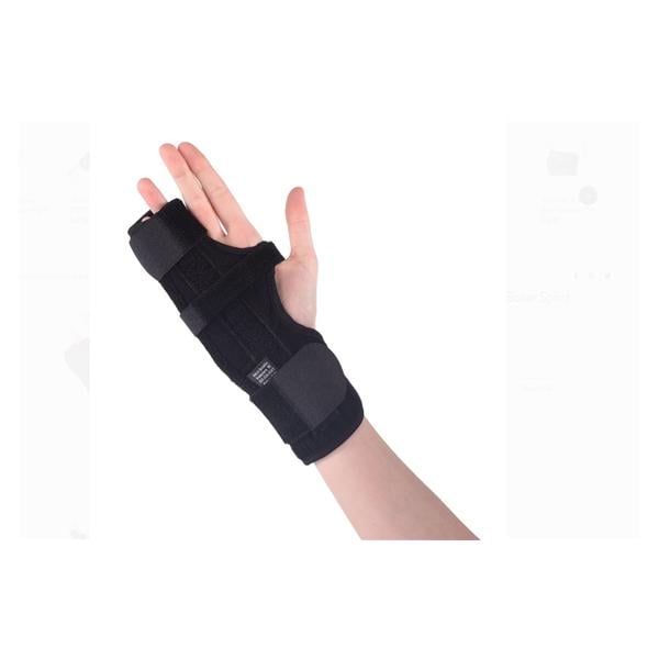Medical Specialties Splint Adult Wrist Polypropylene Black Large Right Each - 223585