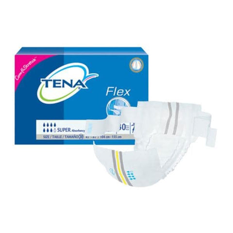 SCA Incontinence Brief Tena Flex Super Adult XL 33-50" Heavy 90/Ca - 67807