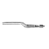 Integra Miltex Inc Forcep Cushing 7.25" 2.2mm Bayonet Insulated/Bipolar Each - 285-187