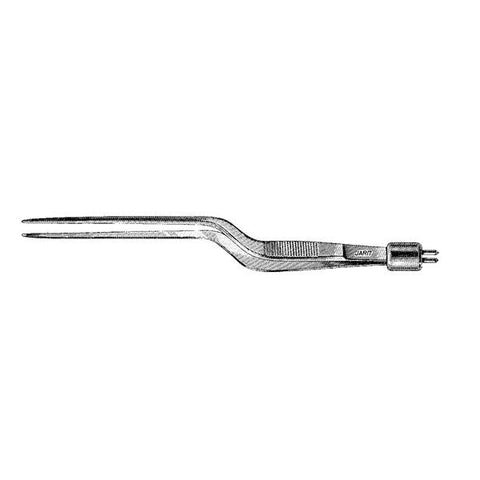 Integra Miltex Inc Forcep Cushing 7.25" 2.2mm Bayonet Insulated/Bipolar Each - 285-187