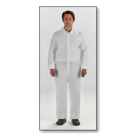 Graham Medical Coverall Custom Small / Medium White 25/Ca - 79747