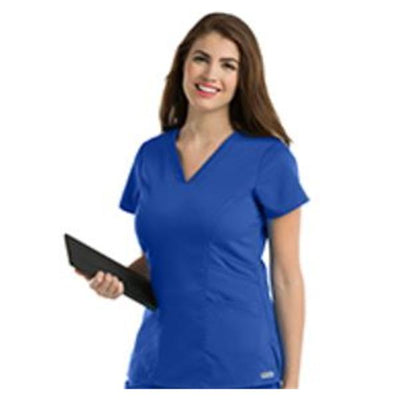 Grey's Anatomy (TM) Scrub Top Greys Anatomy™ 41452 Womens X-Small Galaxy Each - 41452-503-XS