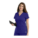 Grey's Anatomy (TM) Scrub Top Greys Anatomy™ 41452 Womens 2X Small Purple Rain Each - 41452-549XXS