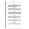 Dukal Corporation Chart Eye Tech-Med Jaeger Test 4-3/4x7" Each - 3054