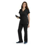 Grey's Anatomy (TM) Scrub Top Greys Anatomy™ 41452 Womens 5X Large Black Each - 41452X-015XL