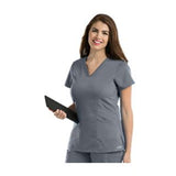 Grey's Anatomy (TM) Scrub Top Greys Anatomy™ 41452 Womens 2X Small Granite Each - 41452-910XXS