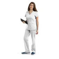 Grey's Anatomy (TM) Scrub Top Greys Anatomy™ 41452 Womens 5X Large White Each - 41452X-105XL
