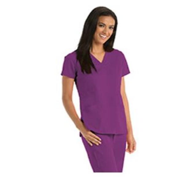 Grey's Anatomy (TM) Scrub Top Greys Anatomy™ 41452 Womens 5X Large Indigo Each - 41452X-235XL