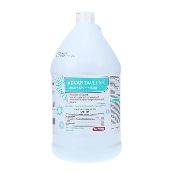 Hu Bottle Liquid AdvantaClear Bottle Fragrance Free 1 Gallon Each - Friedy (Hufriedy) - IMS-2128