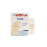 Dukal Corporation Bandage Adhesive Strip Adh Ctng American White Cross 2x4" Sheer LF 1200/Ca - 11800