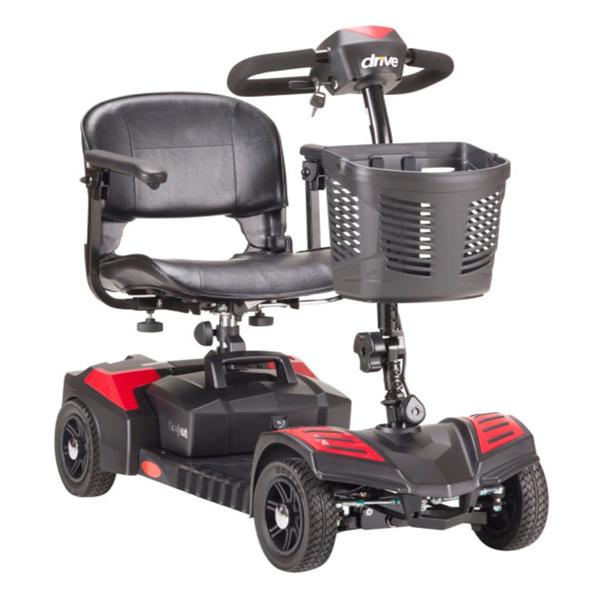 Drive Medical Designs Scooter Mobility Scout 4 300lb Capacity Red/Blue Adjustable Adult Each - SFSCOUT4