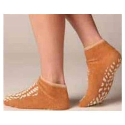 Alba Slippers Patient Terry Treads Beige X-Large Size 48/Ca - Waldensian, Inc - 46012-XLG