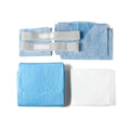 Medline Industries Inc Linen Pack Exam Table QuickSuite Non Sterile 40 in x 60 in Blue 30/Ca - DYKQSL4C