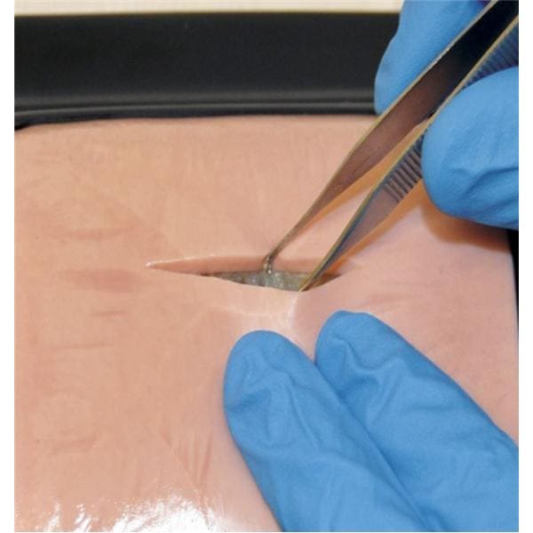 Nasco Healthcare, Inc Double Layer Skin Training Pad Suture Practice LifeLike Biotissue Each - SB48846