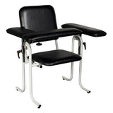 Dukal Corporation Upholstered Chair Black 500lb Capacity Padded Back/Seat 1/Cs - 4382F-BLK