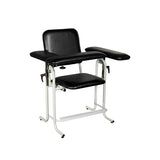 Dukal Corporation Upholstered Chair Tech-Med Black 500lb Capacity Padded Back/Seat 1/Cs - 4383F-BLK