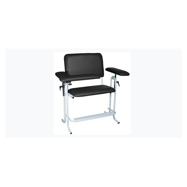 Dukal Corporation Upholstered Chair Tech-Med Black Bariatric/700lb Capacity Padded Back/Seat 1/Ca - 4386XF-BLK
