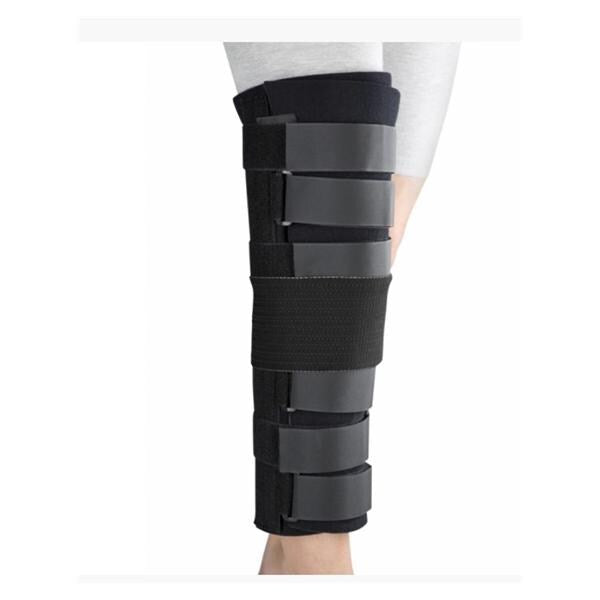 DJO, Inc Immobilizer Medial/Lateral Deluxe Knee Open Cell Foam Black Universal Each - 79-96320
