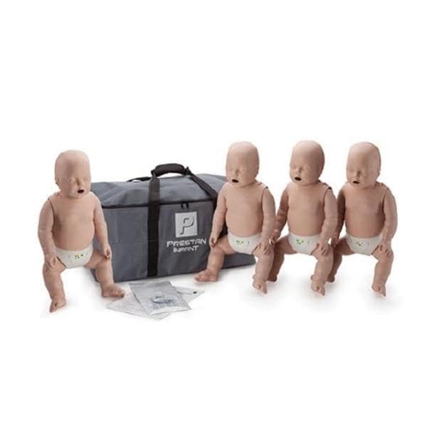 Prestan Products Manikin CPR/Defribulator Training Infant 4/Pk - PP-IM-400M-MS