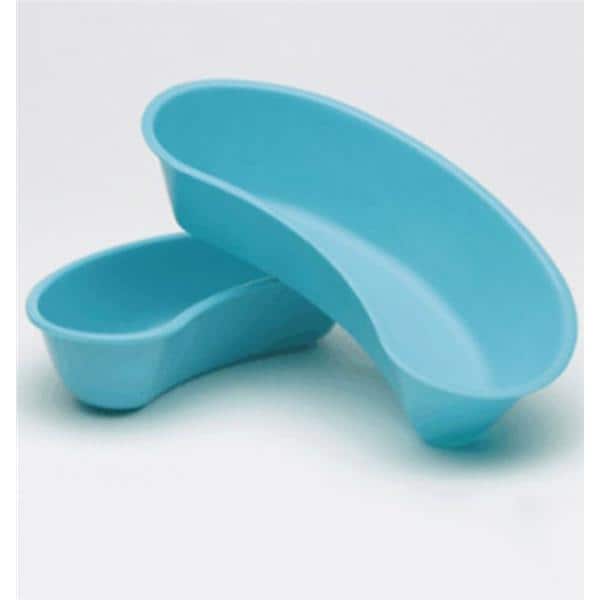 Medegen Medical Products, LLC Basin Basin 24oz Polypropylene Kidney Graduated 5-2/5x9-4/5" Blue 24/Case - 63
