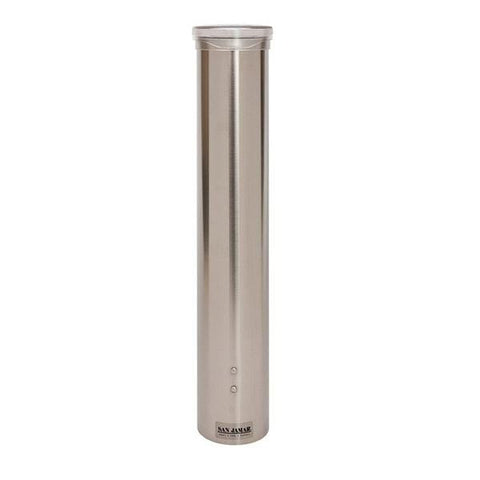 San Jamar Dispenser Water Cup San Jamar Stainless Steel 5 oz Silver Each - 308612