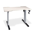 Hausmann Industries Table Hand Therapy Laminate Top 48x32x27-39" Sail White 250lb Capacity Each - 4343