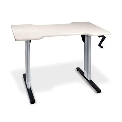 Hausmann Industries Table Hand Therapy Laminate Top 48x32x27-39" Sail White 250lb Capacity Each - 4343