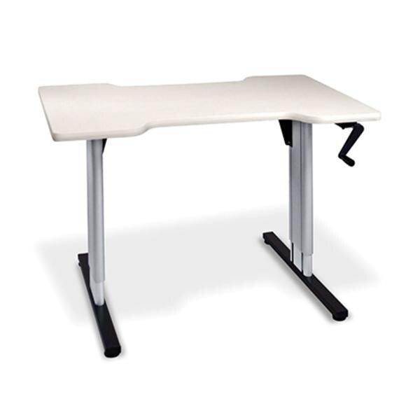 Hausmann Industries Table Hand Therapy Laminate Top 48x32x27-39" Sail White 250lb Capacity Each - 4343