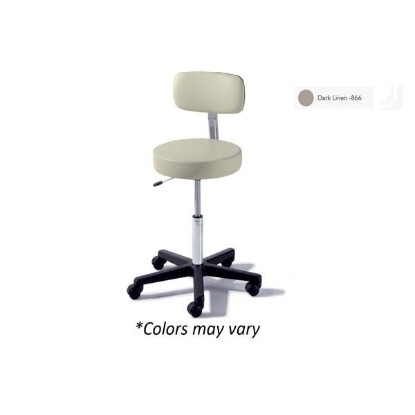 Midmark Corporation Stool Exam Ritter Value Series Ultrafree Dark Linen At LkCasetr Backrest 5 Leg Each - 273-005-866