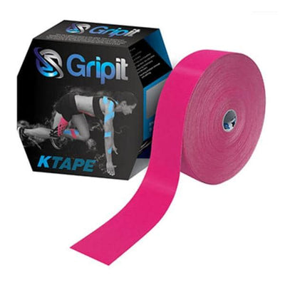 Fabrication Enterprises Tape Kinesiology Gripit KTAPE Cotton/Lycra/Spandex 2"x34yd Adhesive Pink Each - 24-0142